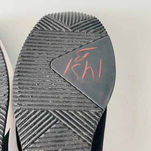 Michael Kors Womens Silver Felix Metallic Textile Leather Trainer Sneakers Sz 9M - Picture 6 of 11